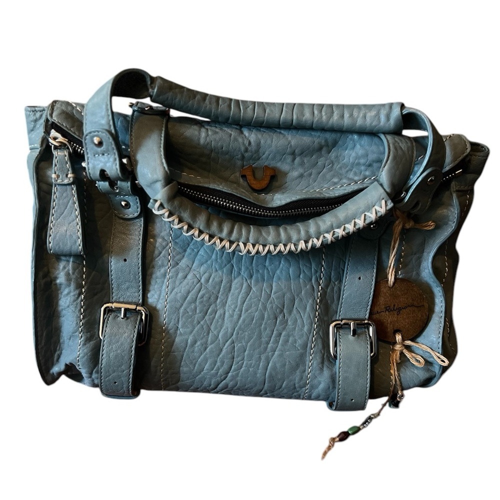 True Religion Slate Blue Layla Day Bag